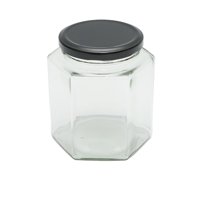 Vaso di vetro con coperchio per miele 730ml
