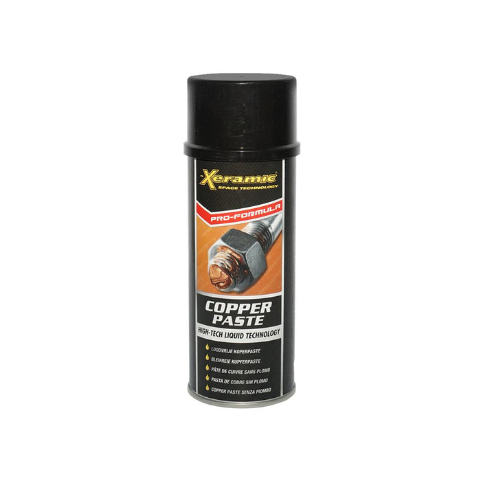Xeramic Spray al Rame Professionale 400 ml, Previene Ruggine e Corrosione, Resistente a Pressioni e Temperature Elevate, da -35°C a +1.100°C