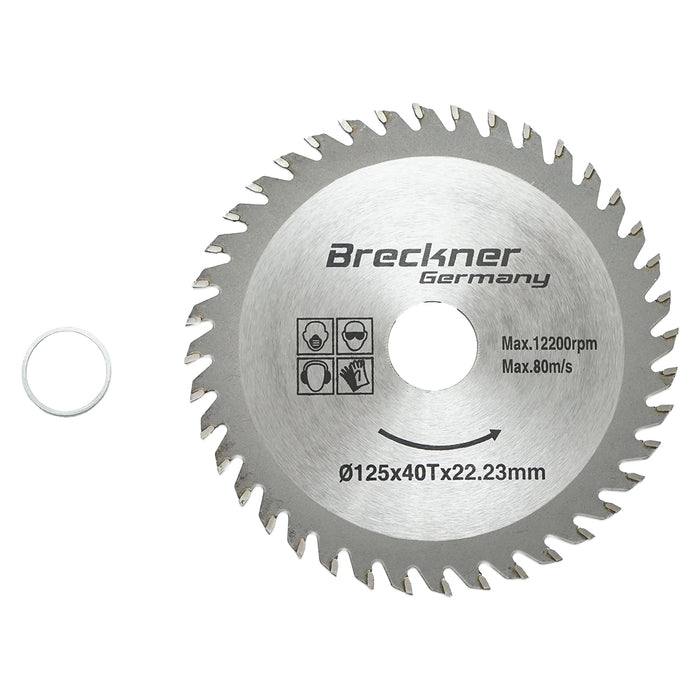 Disco circolare vidia per legno 125x1.2x22.23mm, 40 denti Breckner Germany