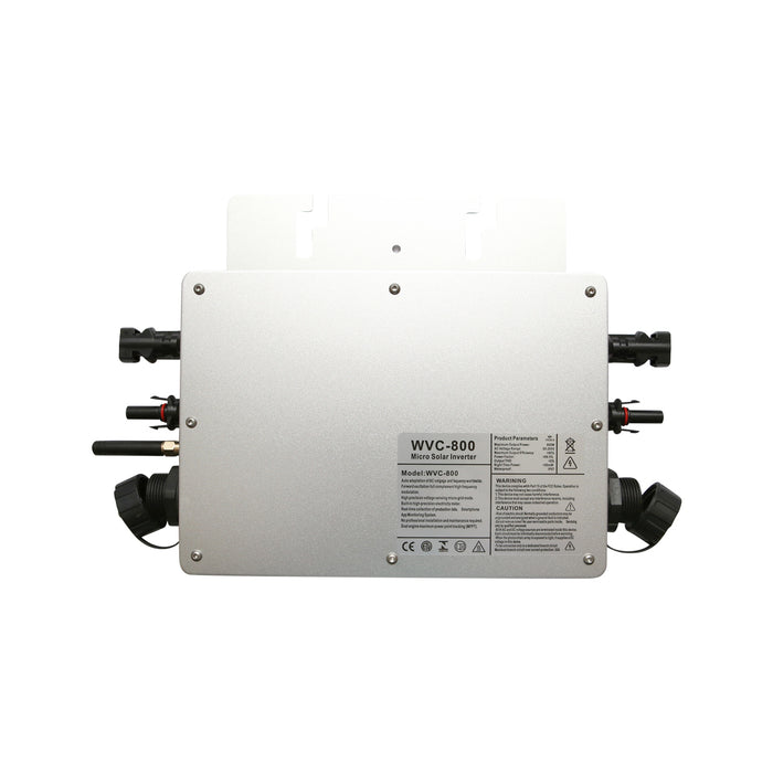 Microinverter per pannelli solari fotovoltaici 800W, 230V, WiFi, IP65, MPPT