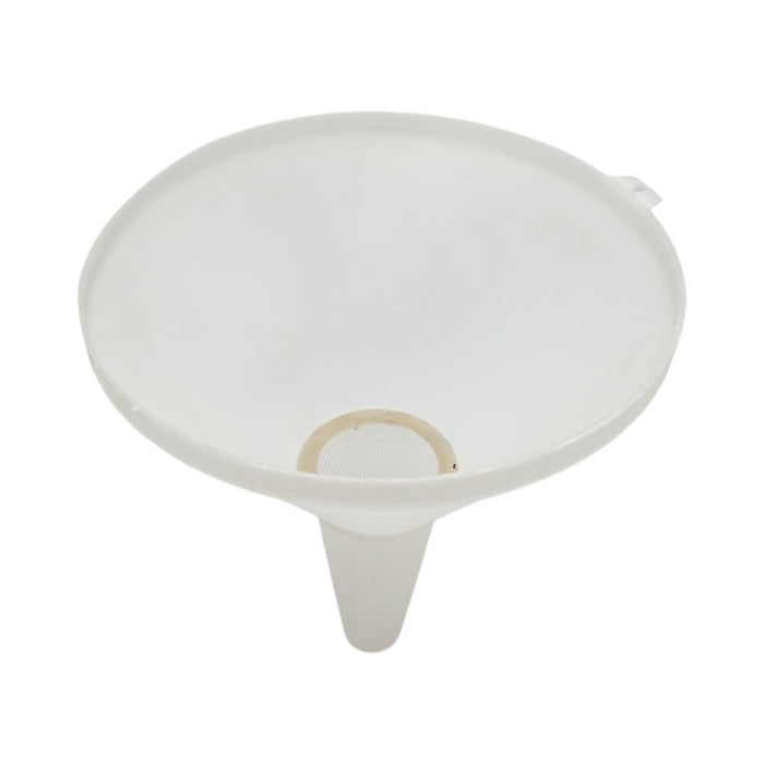 Imbuto in plastica con setaccio 200mm bianco
