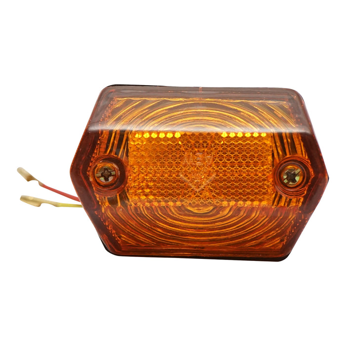 Luce di posizione/segnale anteriore gialla per Fiat codice OEM 5119323 Breckner Germany