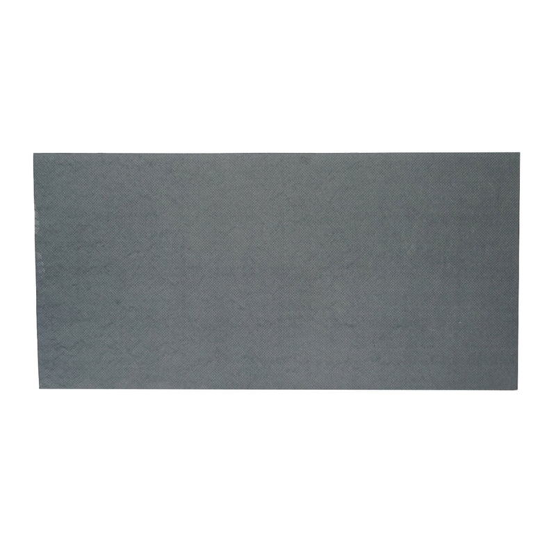 Lastra in fibra compressa con inserto metallico, larghezza 0,5 m, lunghezza 1 m, spessore 1,5 mm (grigia)