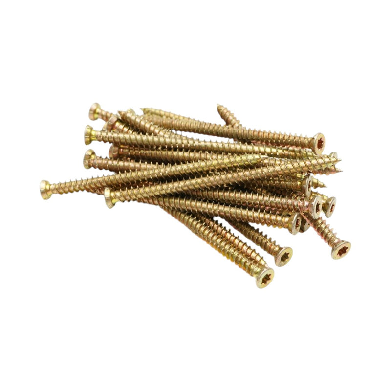 Vite per il fissaggio di serramenti 7,5x112 mm, Torx TX30, acciaio zincato giallo, 100 pz/scatola