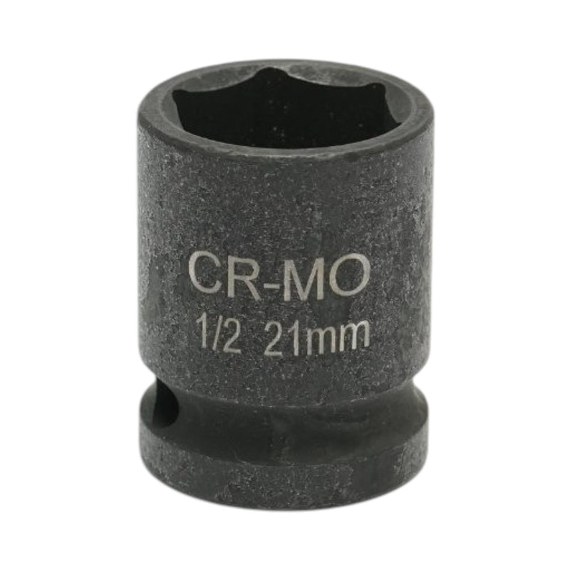 Bussola a impatto da 21 mm e 38 mm, attacco quadro da 1/2", Cr-Mo Breckner Germany