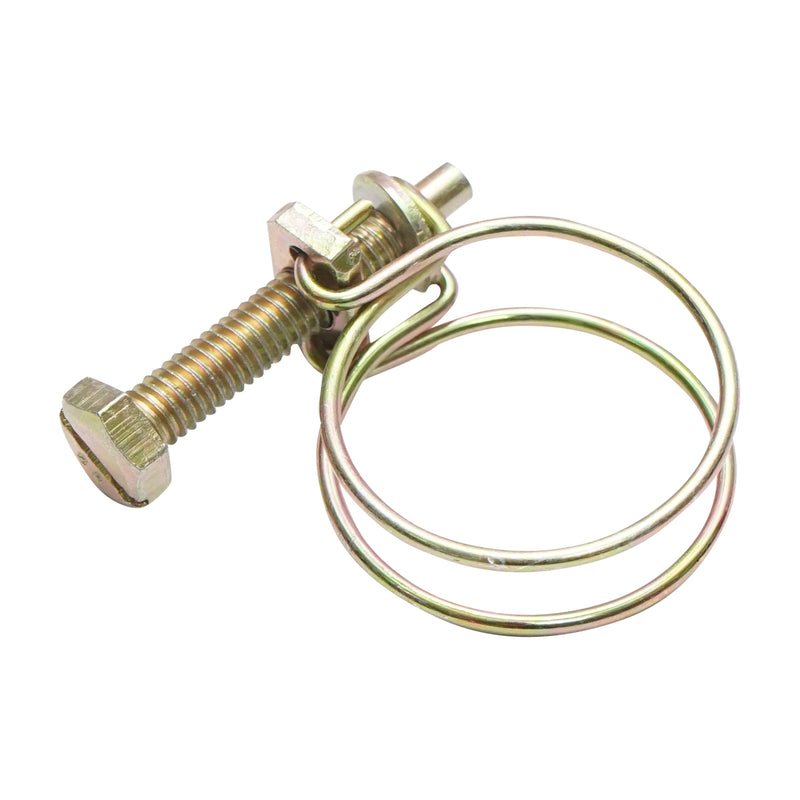 Fascetta stringitubo a filo da 24-28 mm con vite M5x30 mm Breckner Germany