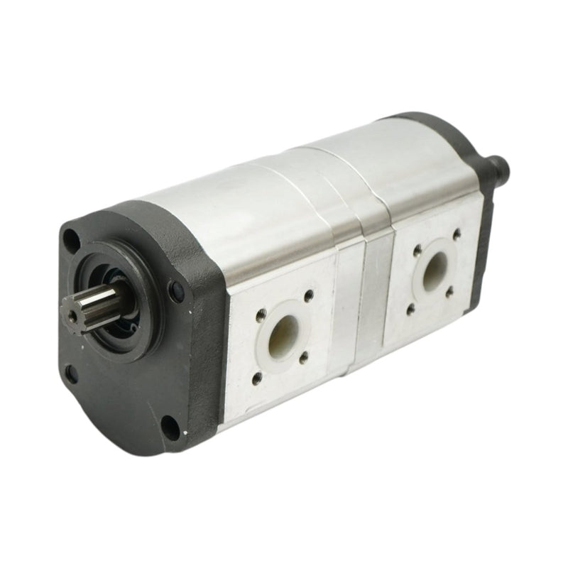 Pompa idraulica doppia con attacco scanalato PRD 22-3184D per UTB U-650 (produzione dall'anno 2000 in poi) Breckner Germany