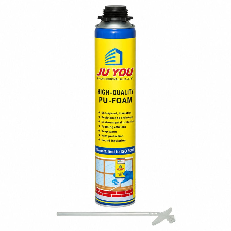 Schiuma poliuretanica (PU) ignifuga di classe B2 (colore rosa) per impianti elettrici, per applicazione manuale o con pistola, 750 ml