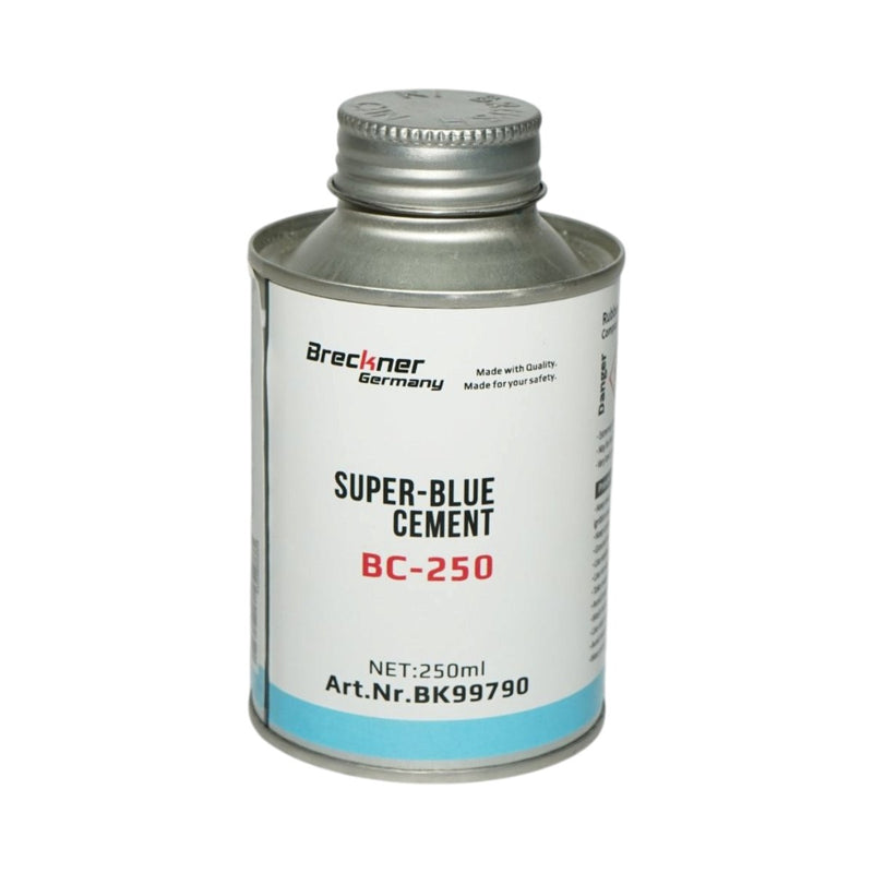 Adesivo vulcanizzante Super-Blue per riparazioni di pneumatici e camere d'aria, 250 ml, BC-250 Breckner Germany