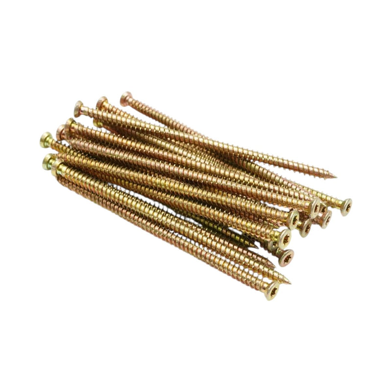 Vite per il fissaggio di serramenti 7,5x152 mm, Torx TX30, acciaio zincato giallo, 100 pz/scatola