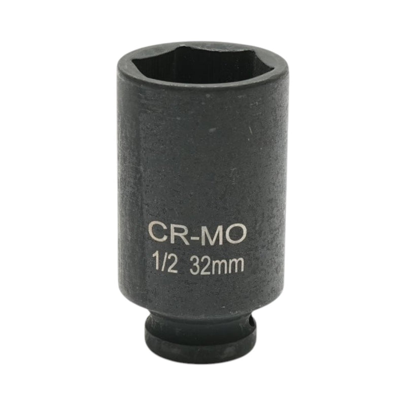 Bussola a impatto lunga 32 mm, lunghezza 78 mm, attacco quadro da 1/2", Cr-Mo Breckner Germany