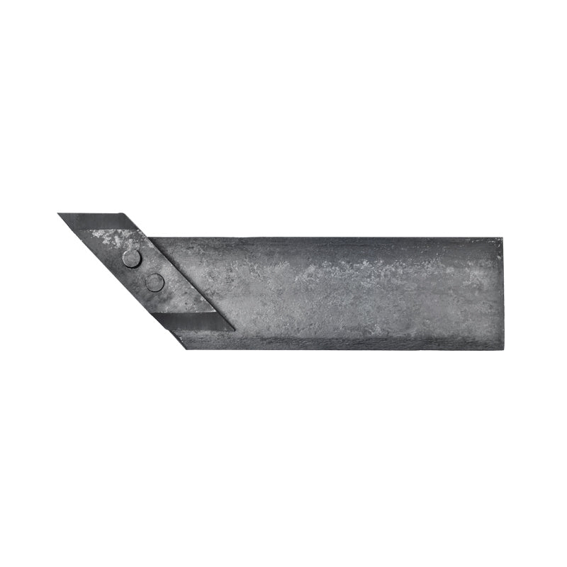 Vomere universale destro grezzo (45,5x42,5x15 cm) con punta da 20x6,5 cm.
