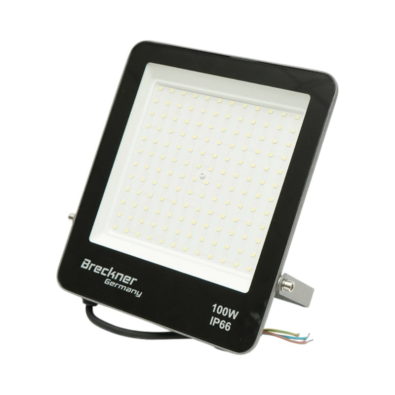 Proiettore LED 100W, 220V, 6500K, 9000lm, fascio largo, 235x200x30mm, IP66 Breckner Germany