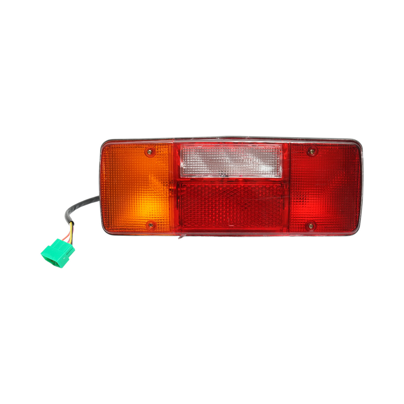 Fanale posteriore sinistro 335x125x80 mm per autocarri TATA (407, 1210, 1312, 609, 1613, 1213)