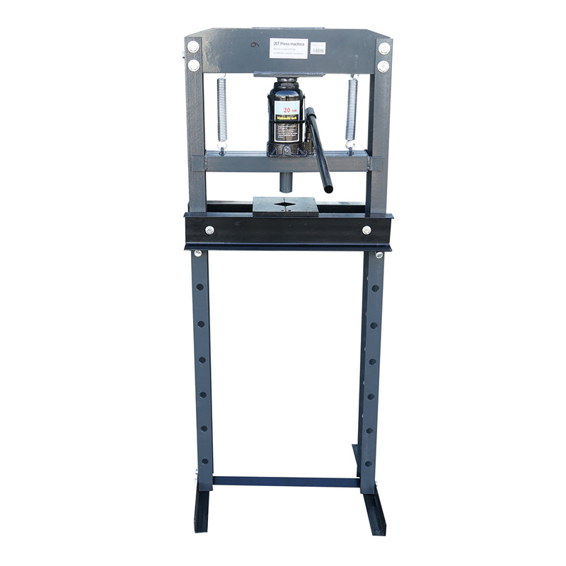 Pressa idraulica 20T, apertura regolabile 30-950mm, corsa pistone 0-120mm