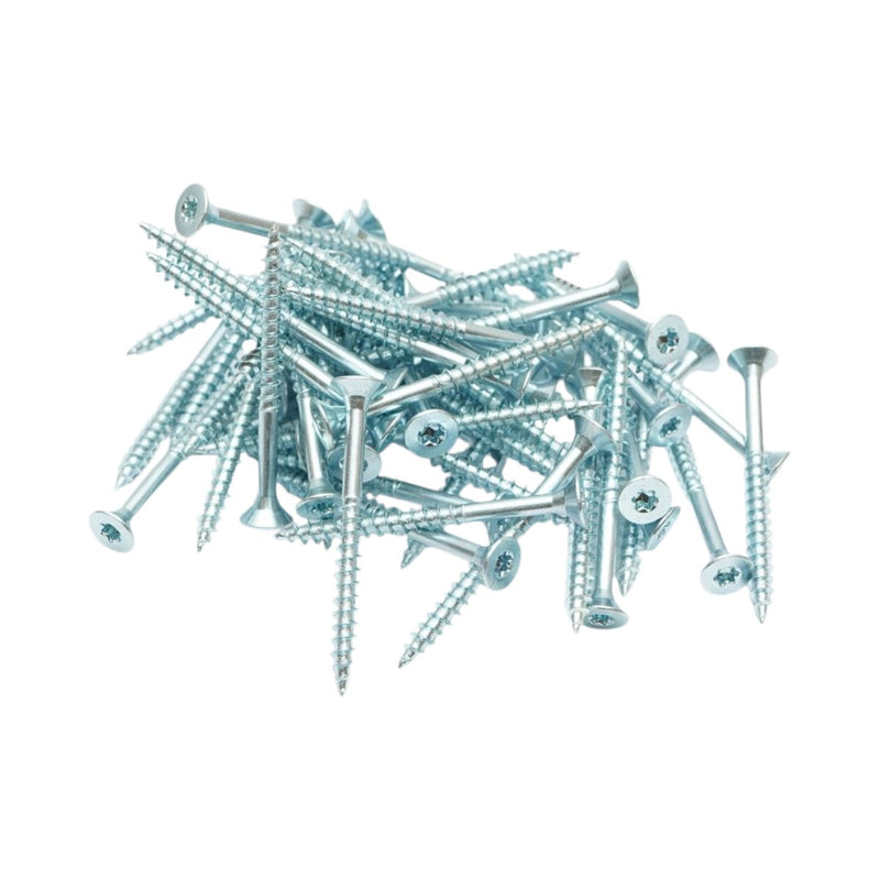 Vite autofilettante per legno 4,5x50 mm, testa svasata Torx TX20, acciaio zincato, 500 pz/scatola