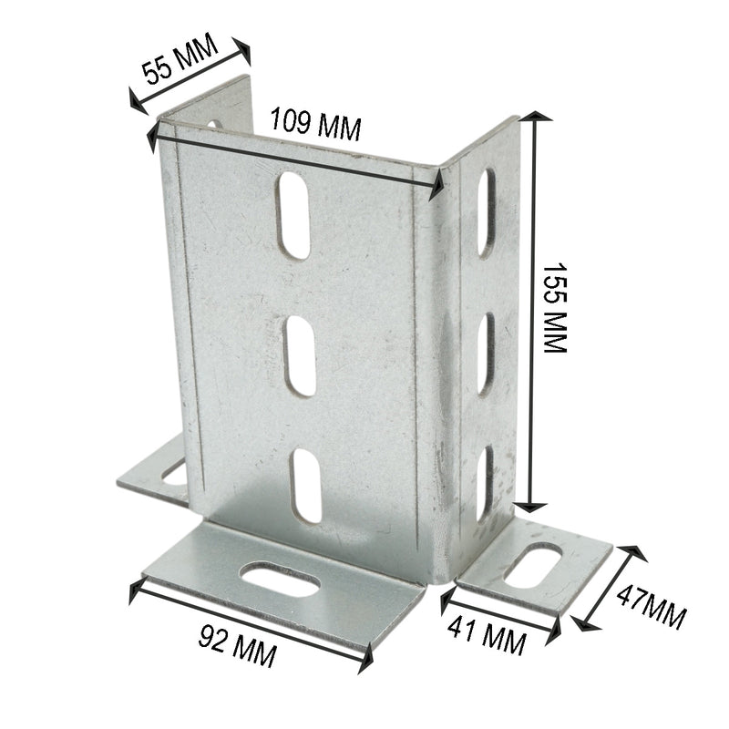 Base di montaggio in calcestruzzo per sistema di struttura a terra per pannelli solari BK78073
