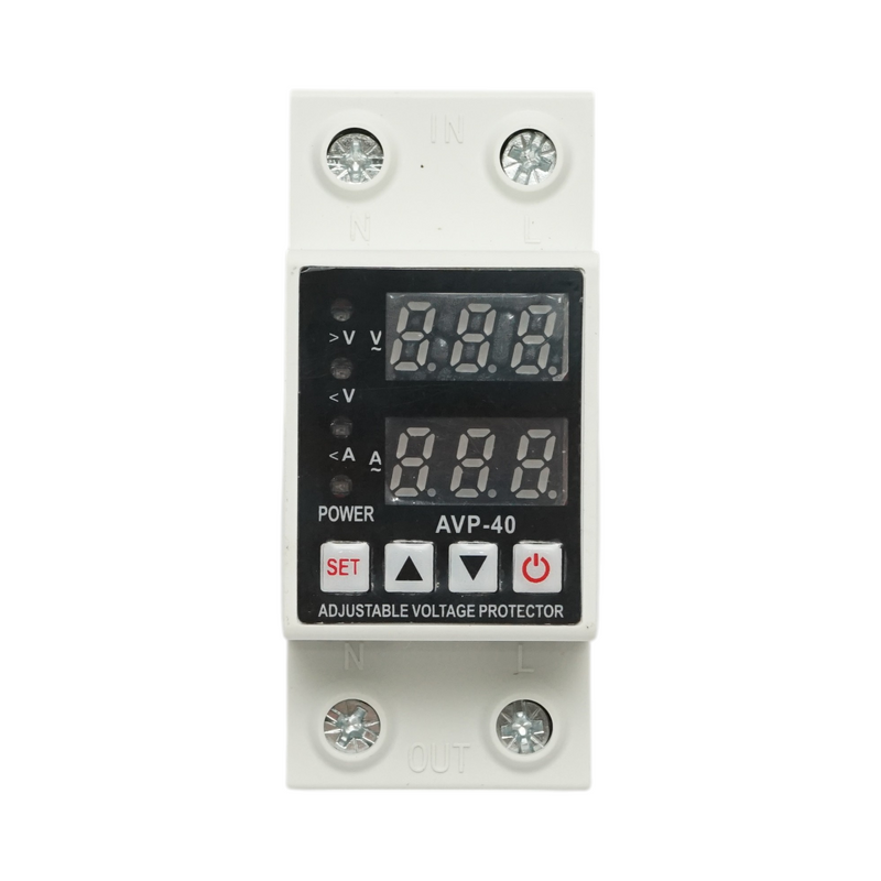 Relè digitale da 40 A per monitoraggio e protezione da sottotensione, sovratensione 230 V, AVP-40A Longroad