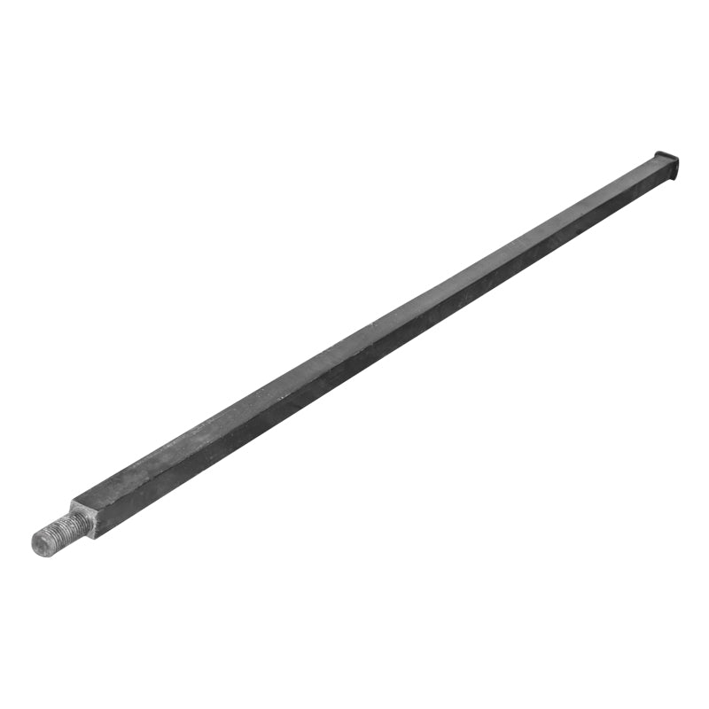 Asse a sezione quadrata 36x36 per erpice a dischi, L=1850 mm, M29, C+F, per dischi