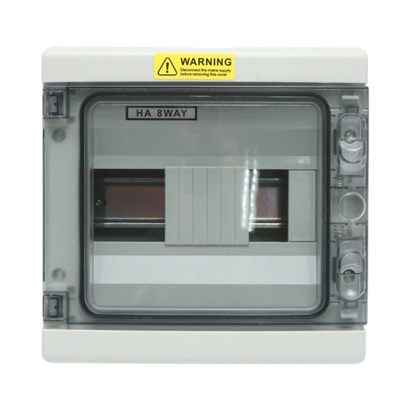Centralino da parete, 1 fila, 8 moduli, 215x210x100 mm, IP65 Breckner Germany