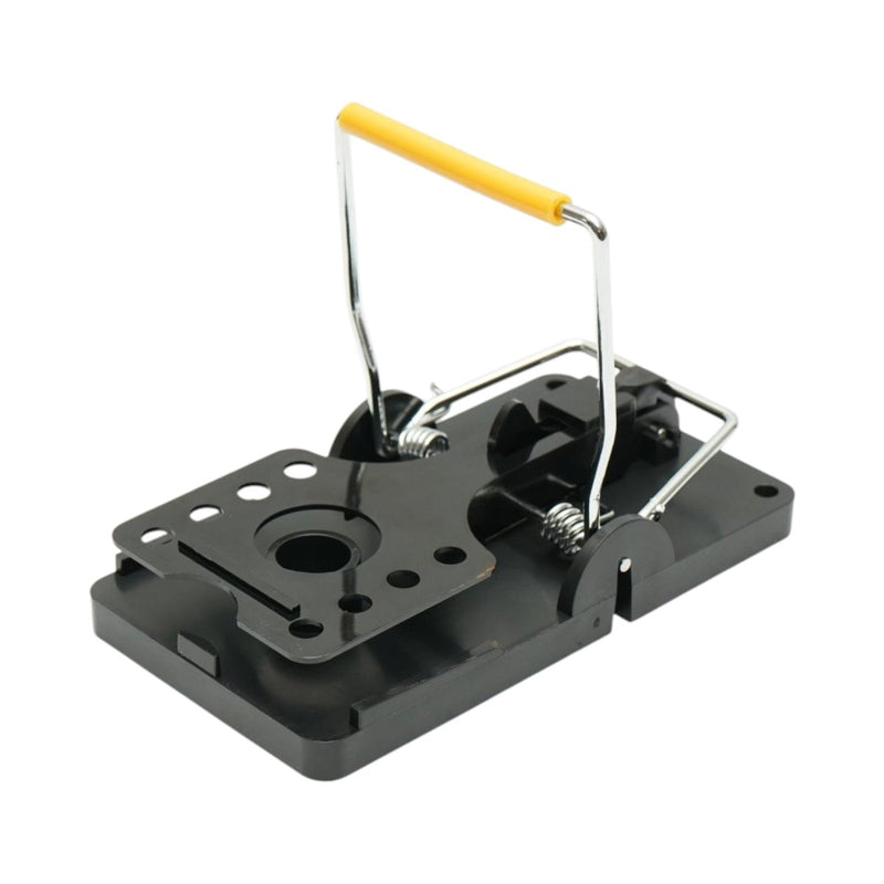 Trappola per topi in ABS con doppia molla e vano esca (140x75 mm)