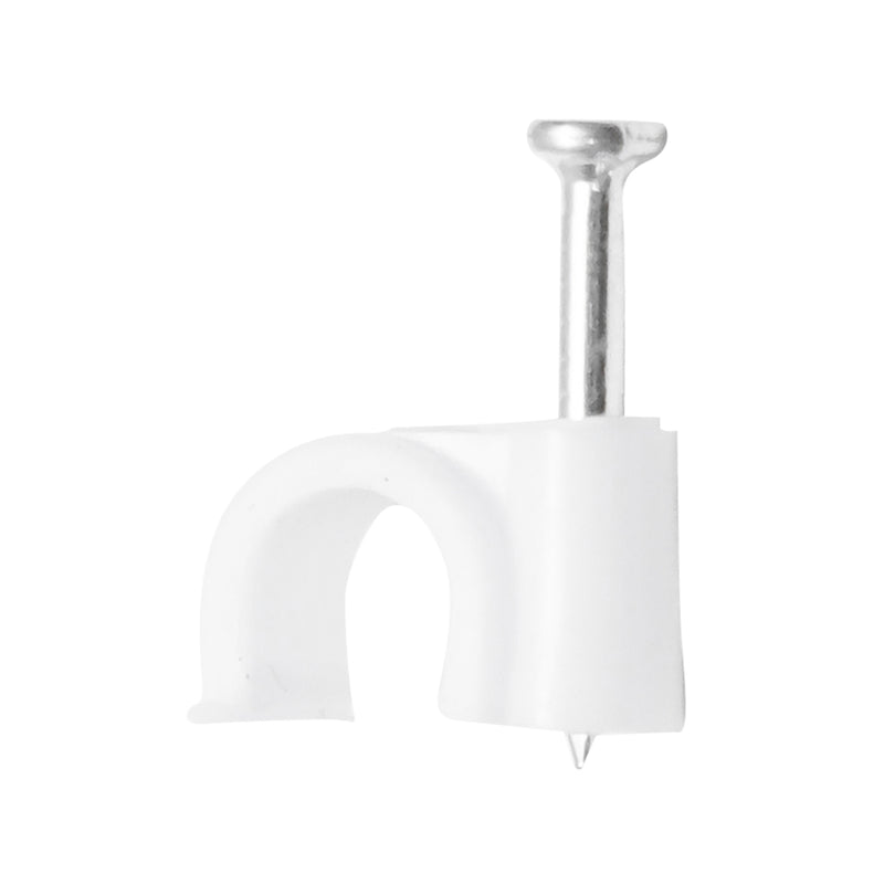 Clip di fissaggio per cavi da 4 mm, 100 pezzi
