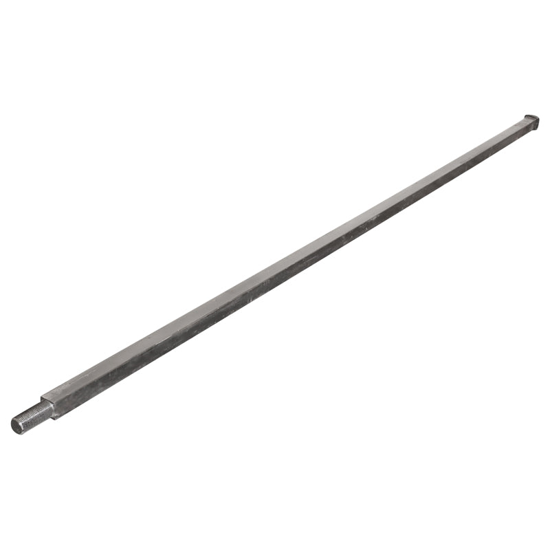 Asse quadro 40x40 per erpice a dischi, L=2500 mm, M36, C+F