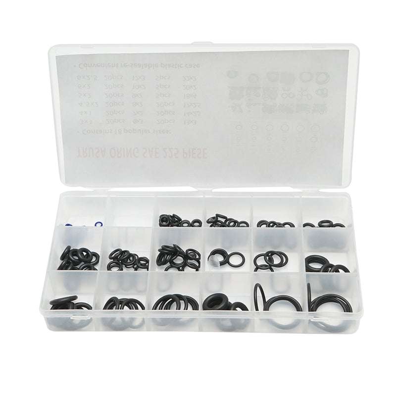 Kit di O-ring metrici e SAE da 225 pezzi