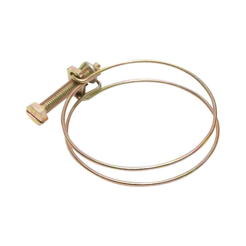 Fascetta stringitubo in filo metallico da 60-65 mm con vite M6x60 mm Breckner Germany