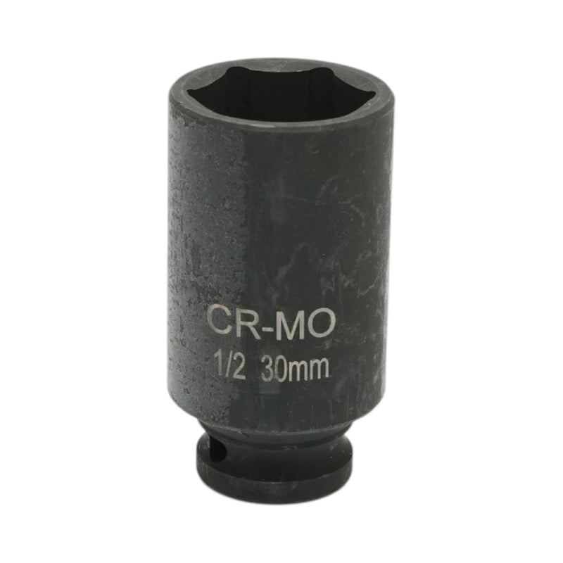 Bussola a impatto lunga 30 mm, lunghezza 78 mm, attacco quadro da 1/2", Cr-Mo Breckner Germany