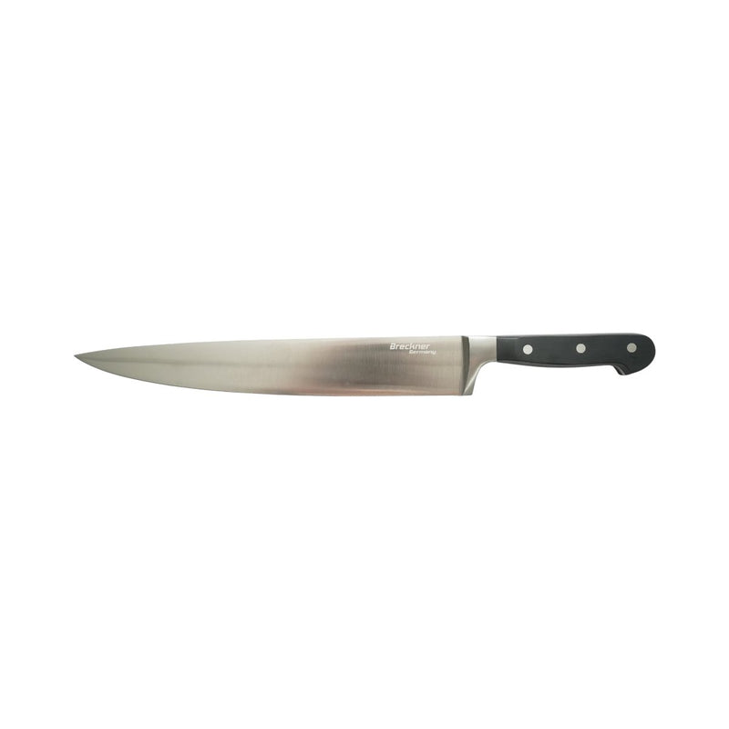 Coltello da chef professionale da 30 cm, lama in acciaio 5Cr15MoV, manico in ABS nero Breckner Germany