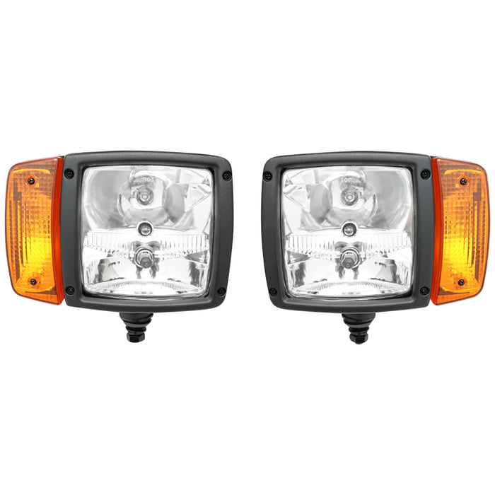 Set di fari anteriori con indicatori di direzione destro e sinistro 12V HR-A-035 Breckner Germany