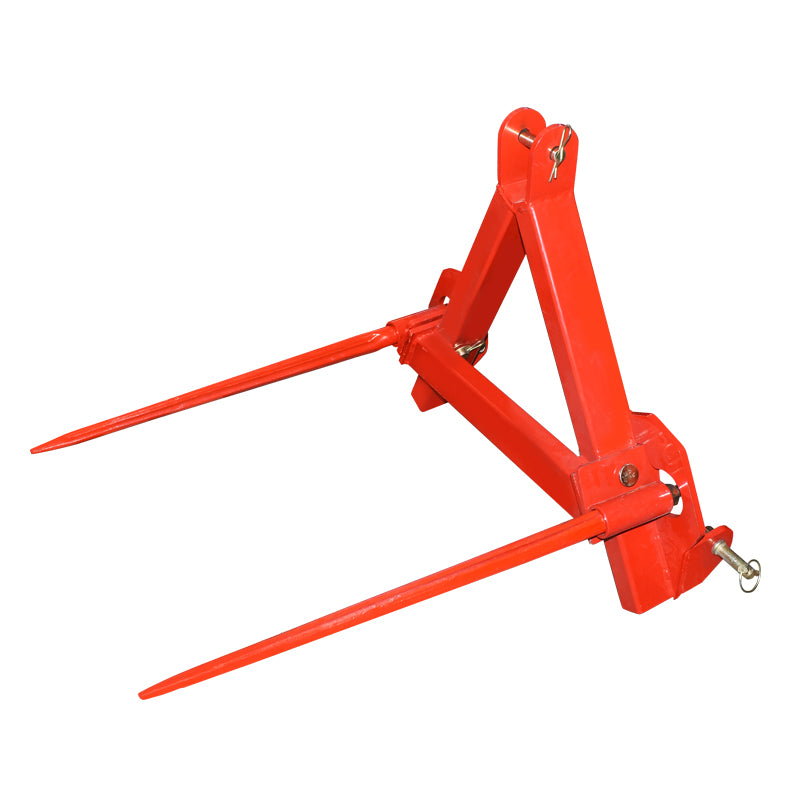 Forca posteriore per balle (33 kg) con due denti da 800 mm
