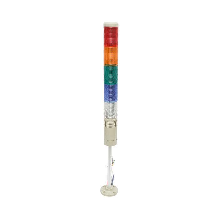 Colonna di segnalazione a LED 12-30V AC con sirena a 5 colori Breckner Germany