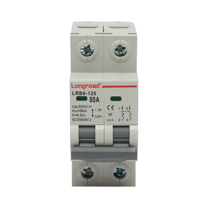 Sezionatore, interruttore automatico di sovracorrente 2P, 80 A, 550 VDC Longroad