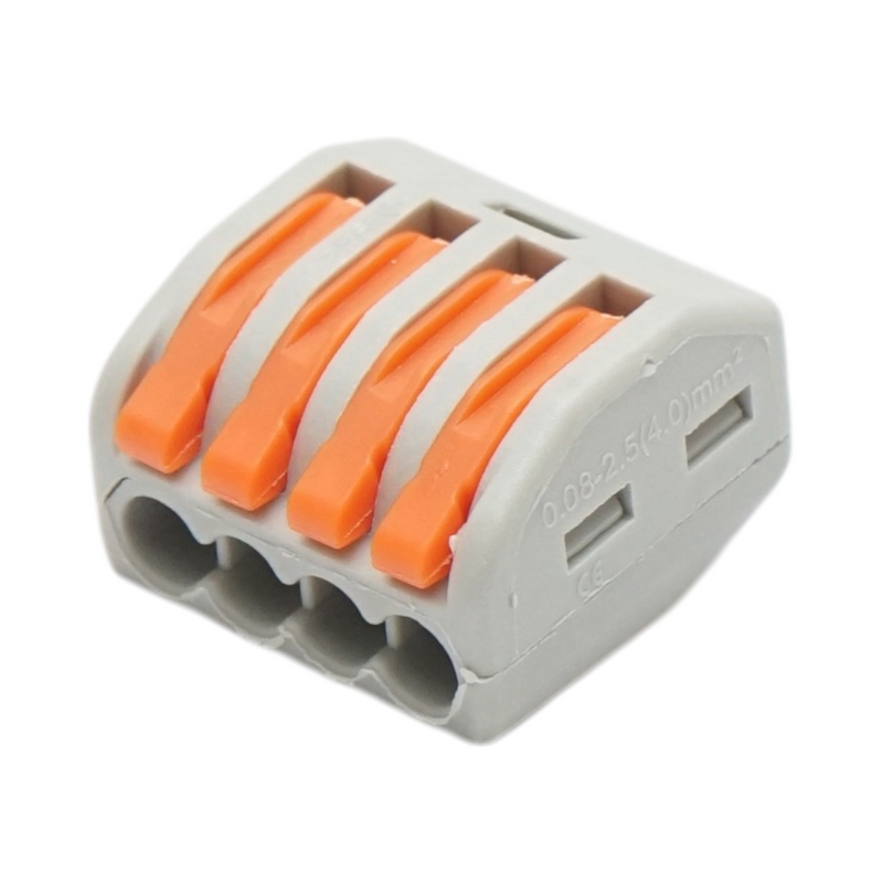 Connettore rapido per cavi elettrici 4 poli, 0,08-4 mm², 32 A, 250 V Longroad