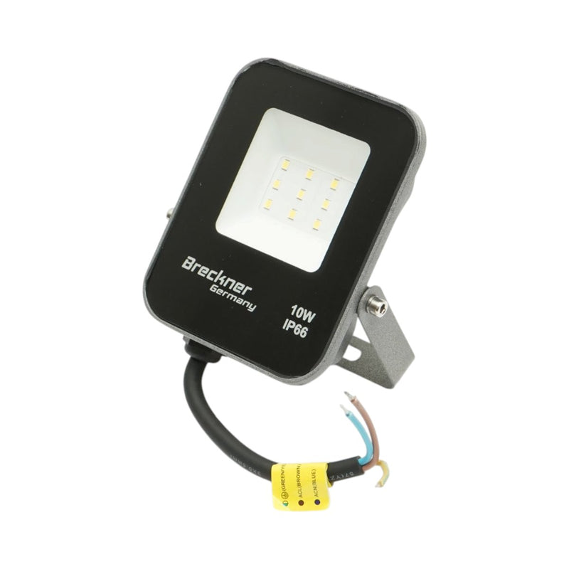 Proiettore LED 10W, 220V, 6500K, 900lm, fascio largo, 105x85x28mm, IP66 Breckner Germany