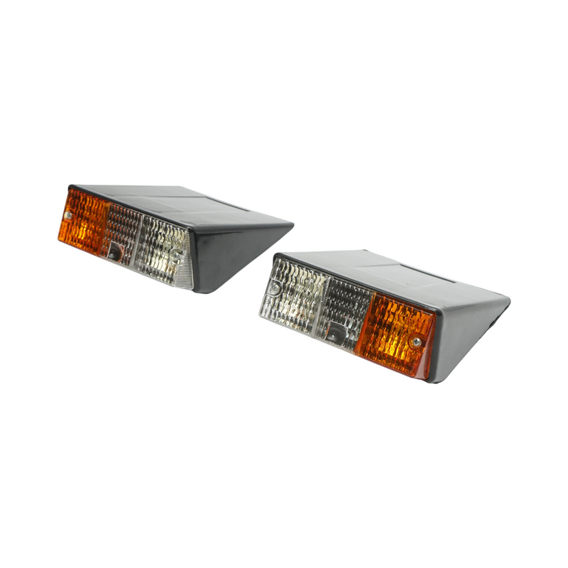 Set di indicatori di direzione anteriori e luci di posizione a 12V (sinistro/destro) per Deutz-Fahr, codice OEM 11002402A
