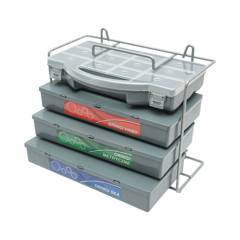 Kit di O-ring in HNBR (pollici/metrici), 900 pezzi