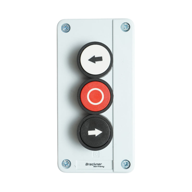 Scatola di comando 3 pulsanti con ritorno 1NO+1NC+1NO, XAL-B334 Breckner Germany
