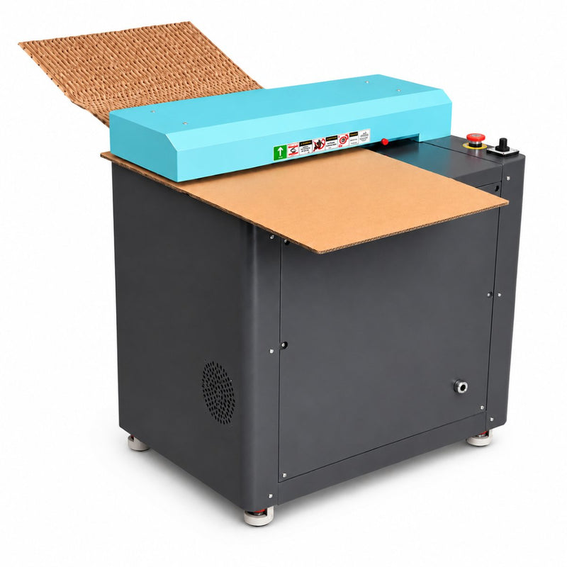 Tritacartoni industriale 550 mm, 1500 W, 220 V, velocità regolabile 0-18 m/min, spessore massimo 10 mm Minuzzacartoni  Macina cartone