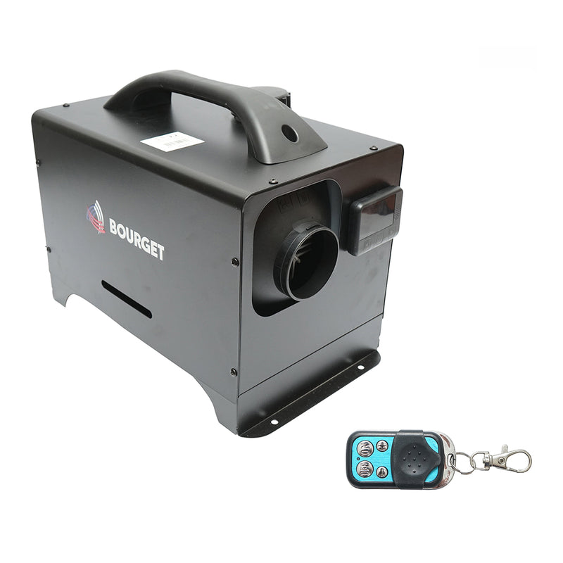 Riscaldatore fisso, sirocco 12-24V, 5KW con telecomando e display LCD Bourget