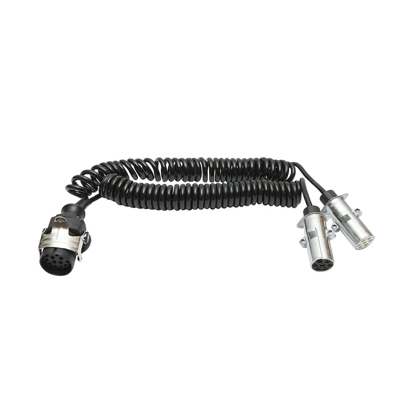 Cavo adattatore ABS per rimorchio, a spirale a Y, 7/7-15 poli, 8JA 005 952-041, 502T1135