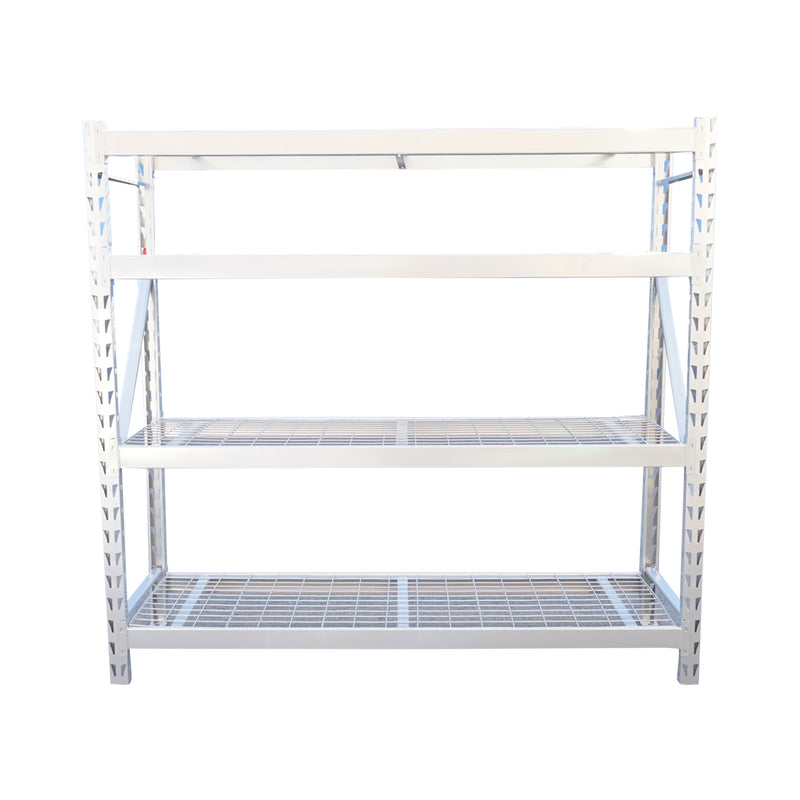 Scaffale metallico a 4 ripiani 1960x610x1830 mm per carichi pesanti