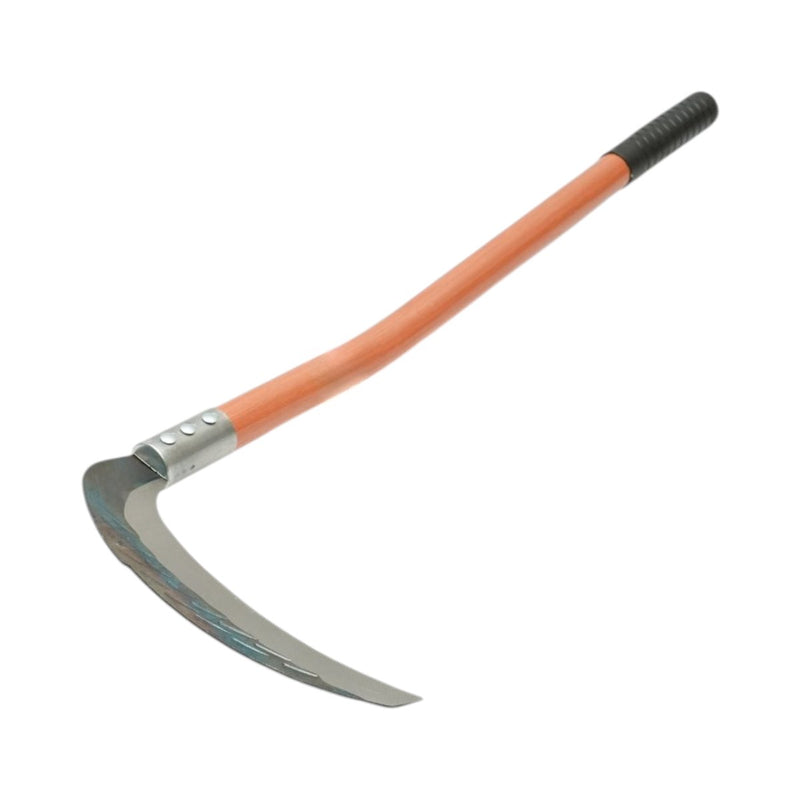 Falce professionale a manico lungo (55 cm) con lama curva (32 cm) Breckner Germany