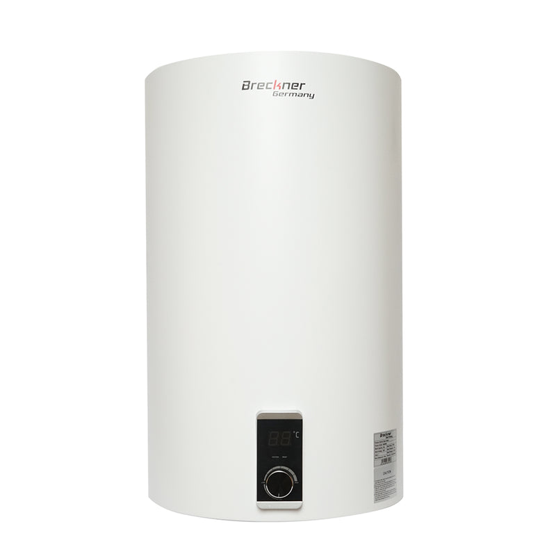 Scaldacqua elettrico da 100 l, 1500 W, IPX4, 930x440 mm, installazione verticale, per acqua calda sanitaria. Breckner Germany
