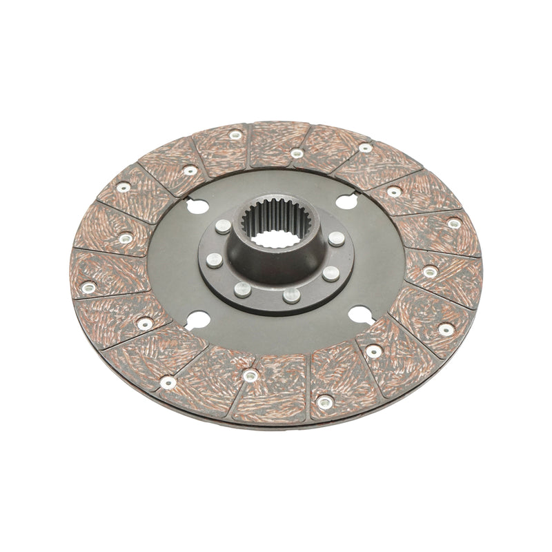 Disco frizione presa di forza (PTO) Massey Ferguson, diametro esterno 250 mm, diametro interno 1 – 38 mm, diametro interno 2 – 41 mm, 25 scanalature, OEM 1865836M91