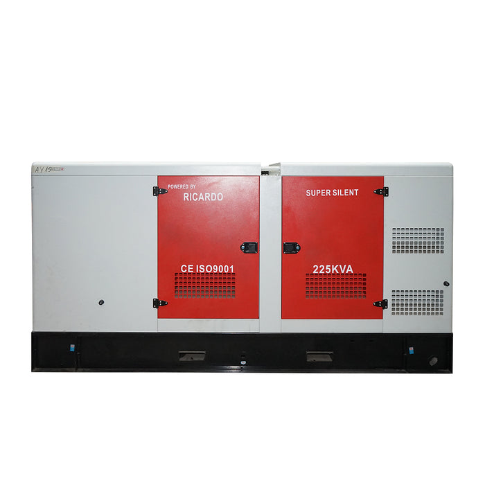 Generatore elettrico trifase 225KVA, 230/400V con motore diesel Ricardo R6110ZLDS-176KW