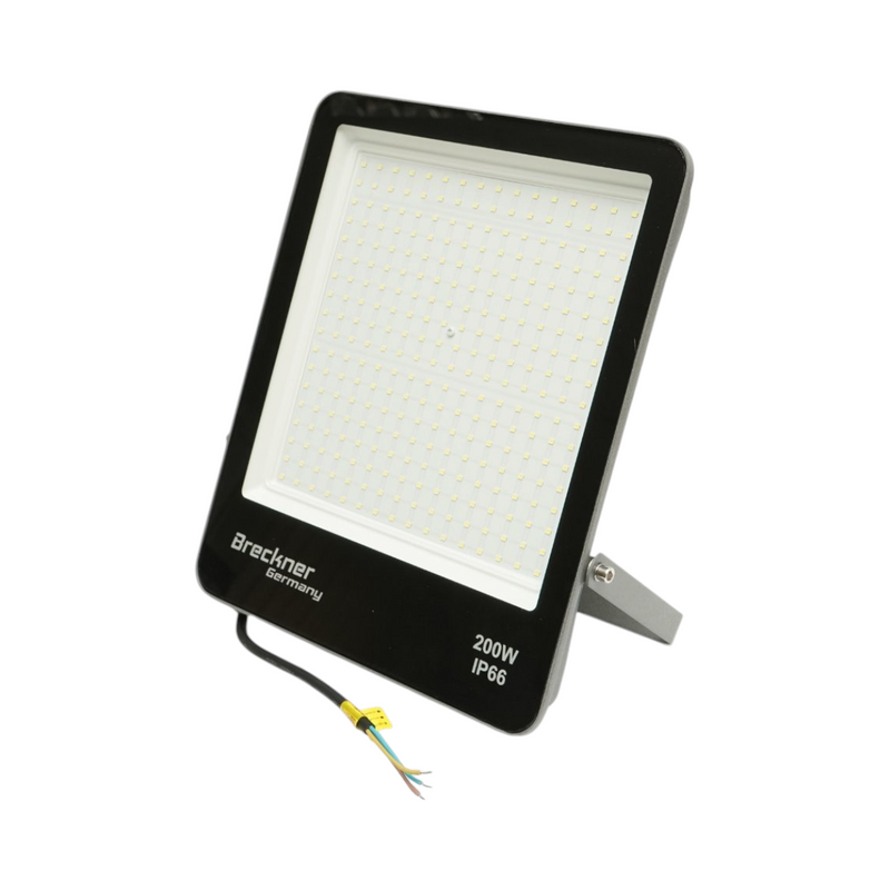 Proiettore LED 200W, 220V, 6500K, 18000lm, fascio largo, 325x270x32mm, IP66 Breckner Germany