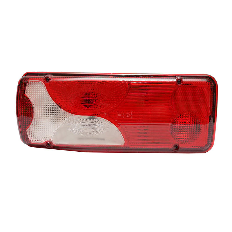 Fanale posteriore sinistro per Scania, MAN, VW Crafter, Mercedes Sprinter (400x161x90 mm), codice OEM 1756754